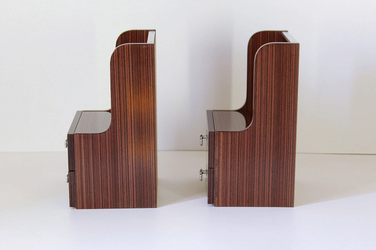 Pair of bedside tables, 70s 1307989