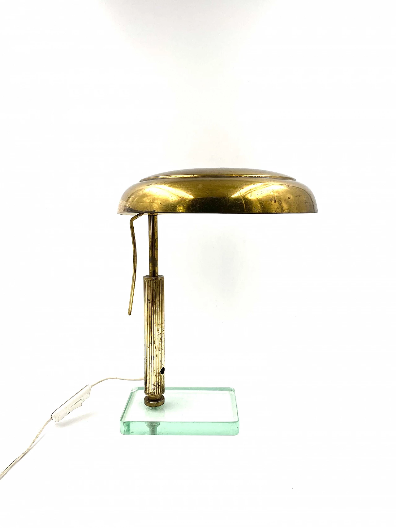 Brass table lamp in the style of Pietro Chiesa for Fontana Arte, 1940s 1308030