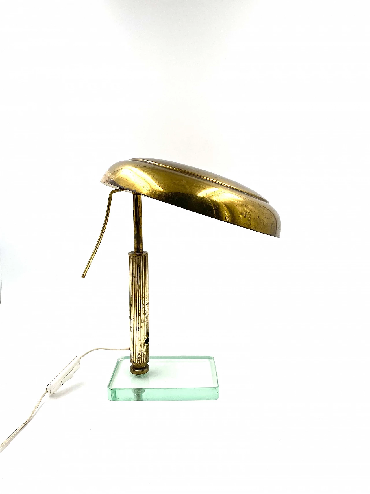 Brass table lamp in the style of Pietro Chiesa for Fontana Arte, 1940s 1308033