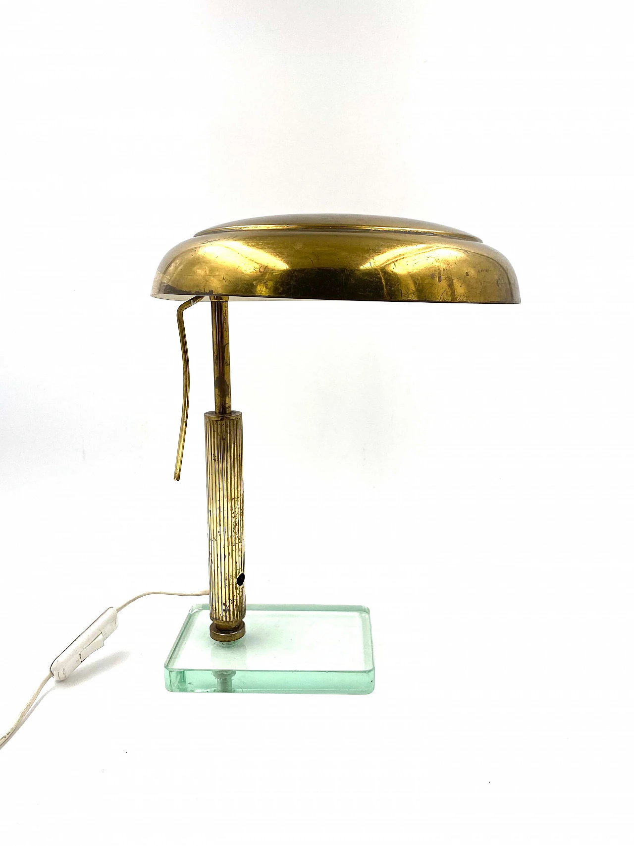 Brass table lamp in the style of Pietro Chiesa for Fontana Arte, 1940s 1308034