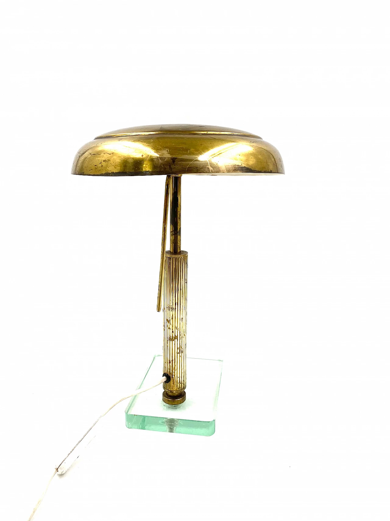 Brass table lamp in the style of Pietro Chiesa for Fontana Arte, 1940s 1308036