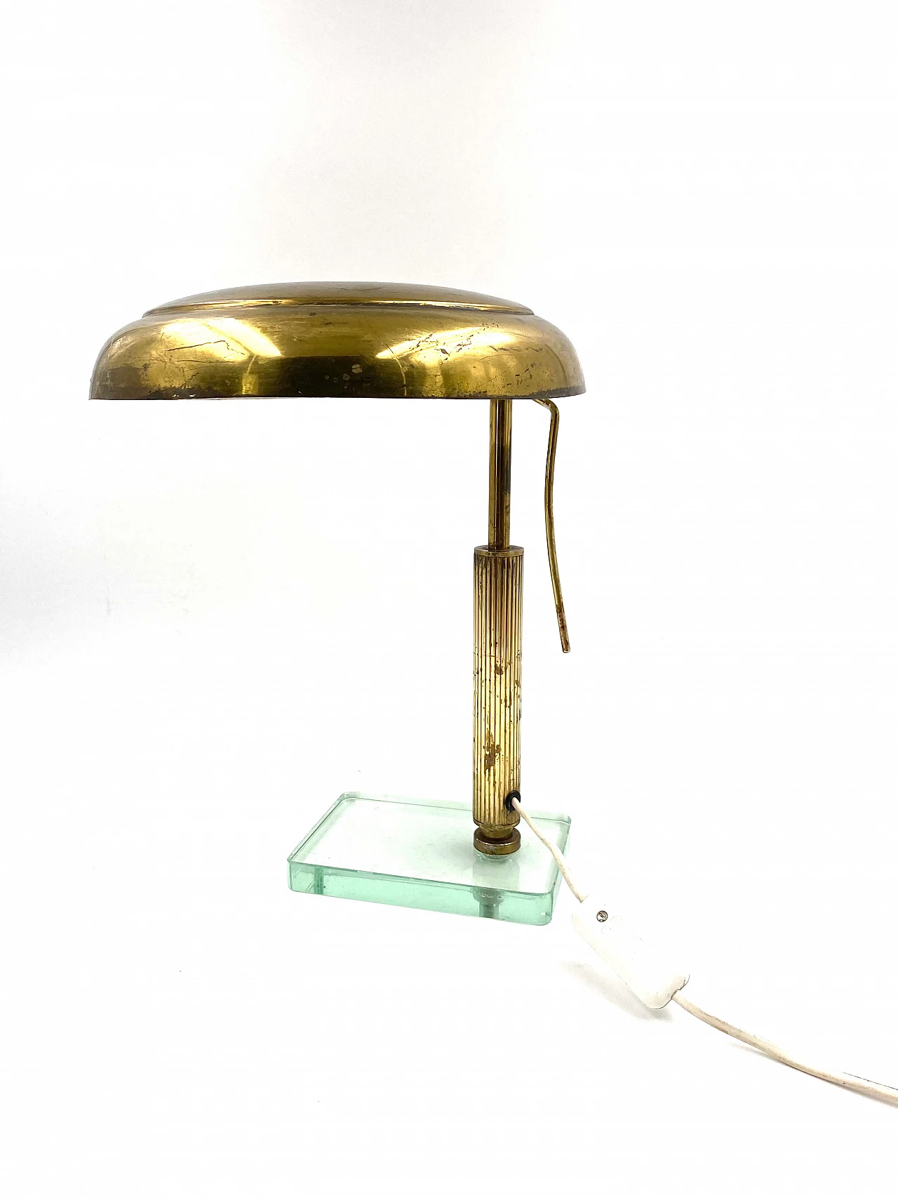 Brass table lamp in the style of Pietro Chiesa for Fontana Arte, 1940s 1308037