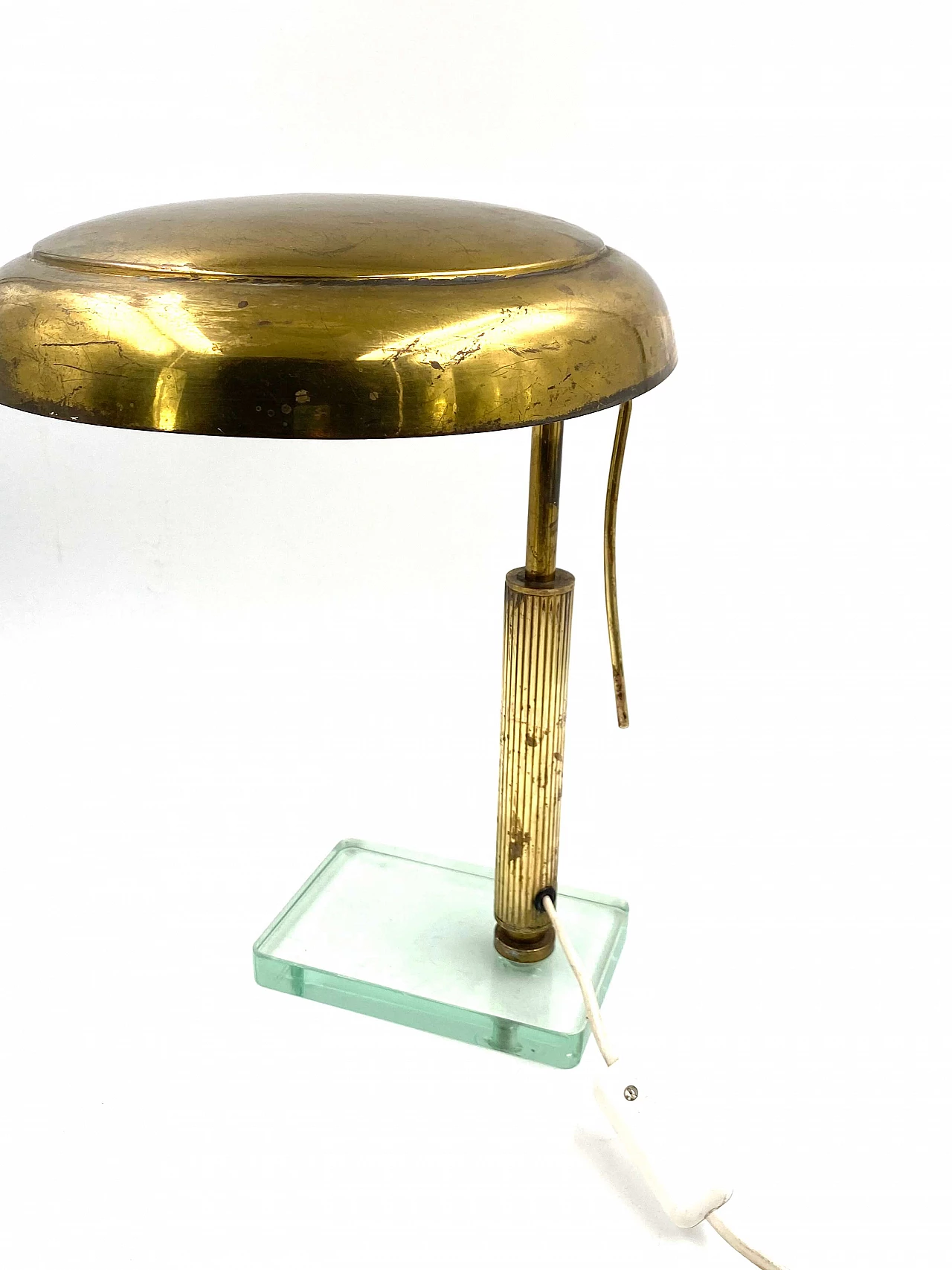 Brass table lamp in the style of Pietro Chiesa for Fontana Arte, 1940s 1308039