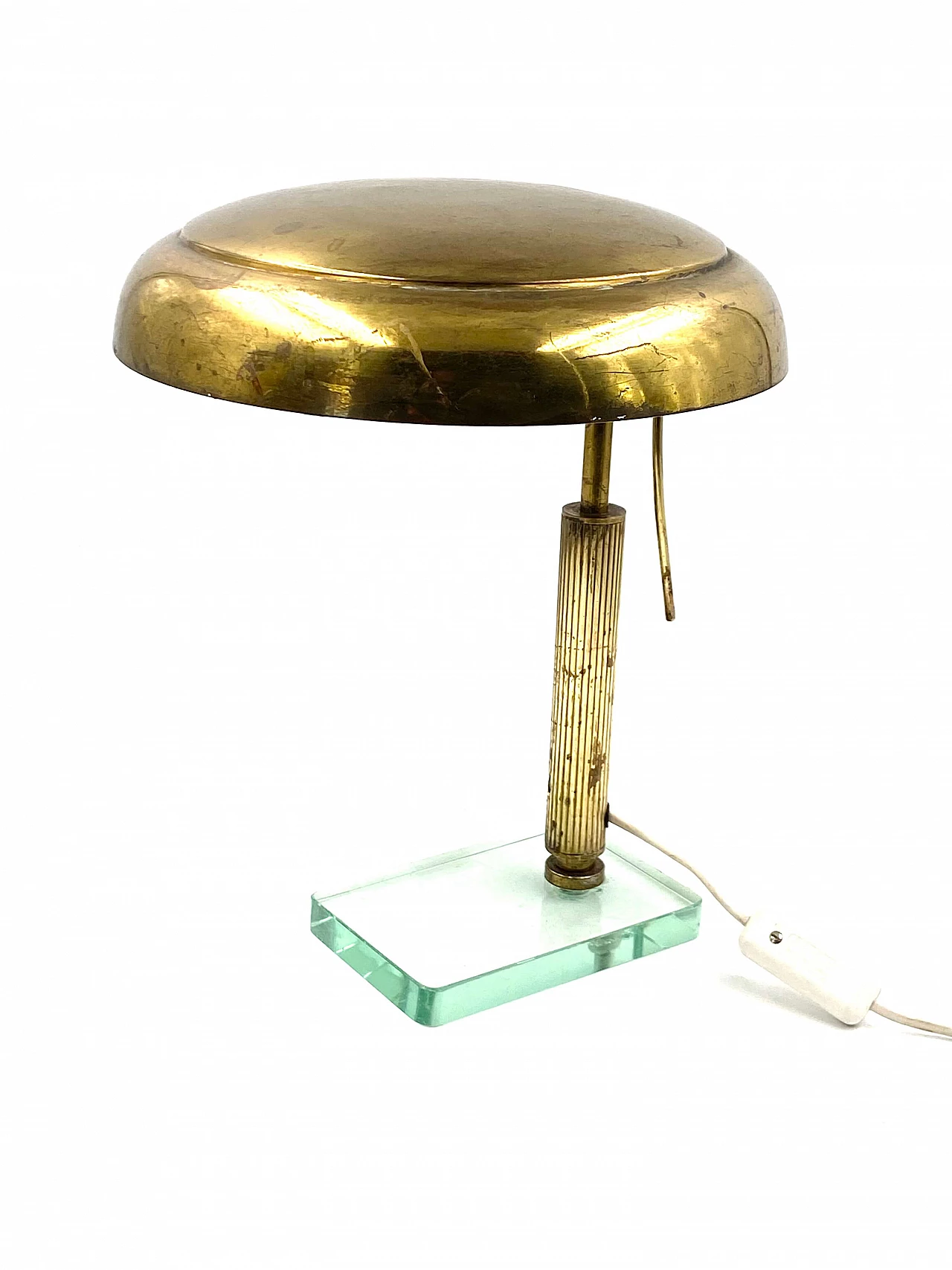 Brass table lamp in the style of Pietro Chiesa for Fontana Arte, 1940s 1308043