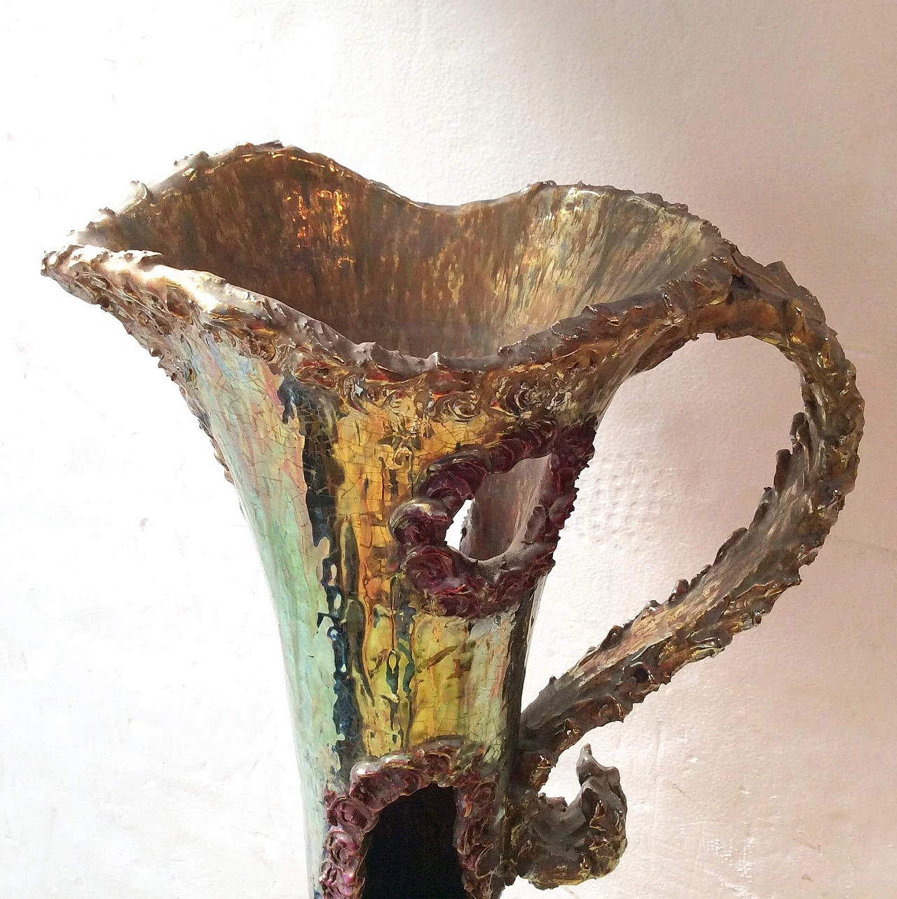 Grande vaso in ceramica di Mazzotti per Albisola, anni '50 1308582