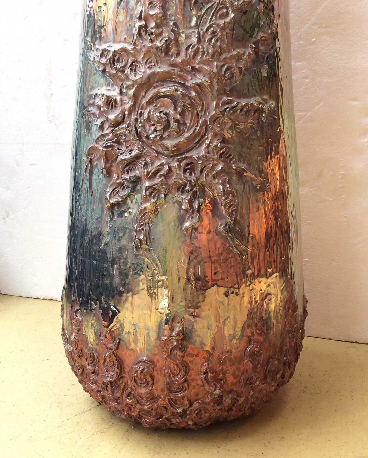 Grande vaso in ceramica di Mazzotti per Albisola, anni '50 1308587