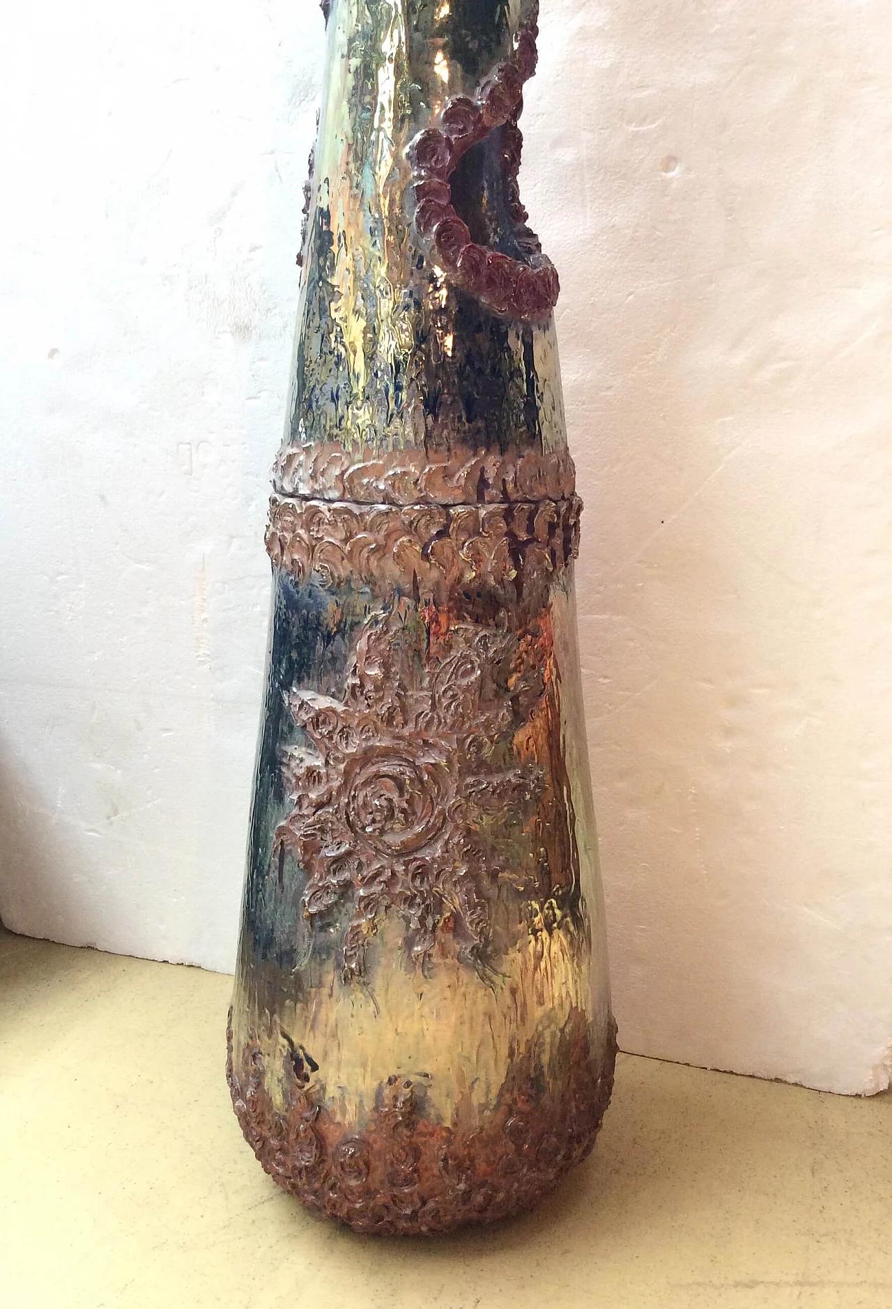 Grande vaso in ceramica di Mazzotti per Albisola, anni '50 1308589