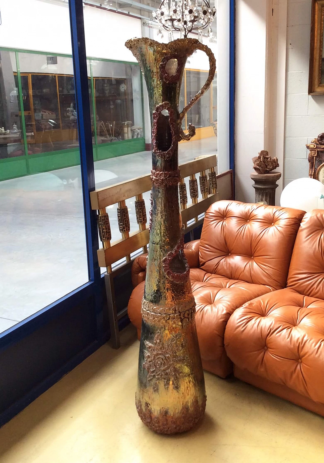 Large ceramic vase by Mazzotti for Albisola, 1950s 1308593