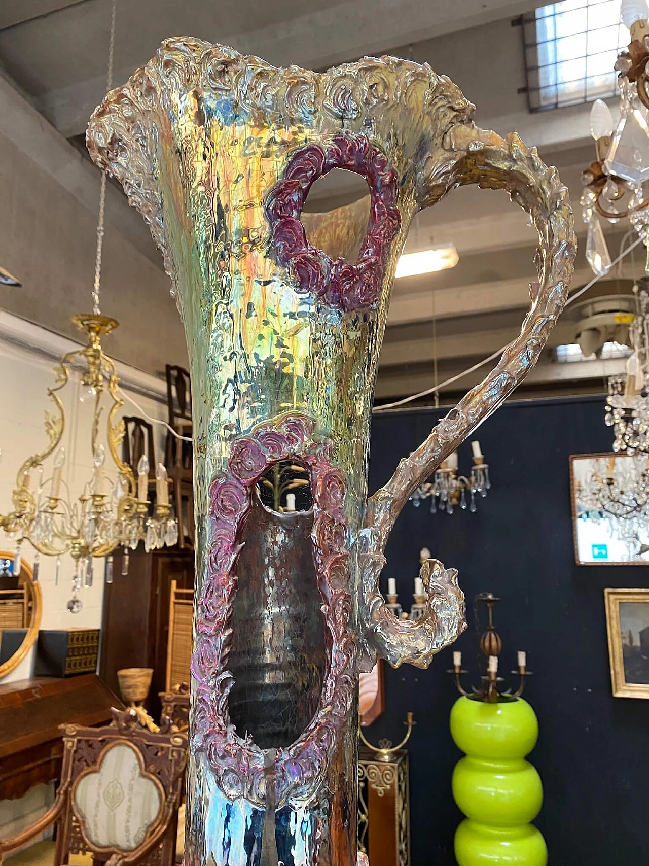 Large ceramic vase by Mazzotti for Albisola, 1950s 1308595