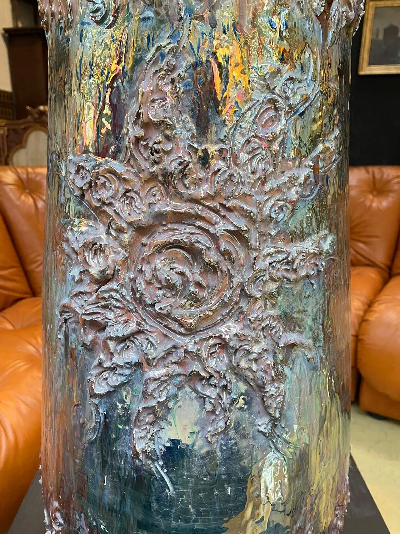 Large ceramic vase by Mazzotti for Albisola, 1950s 1308597