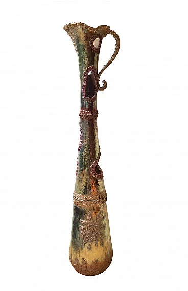 Large ceramic vase by Mazzotti for Albisola, 1950s