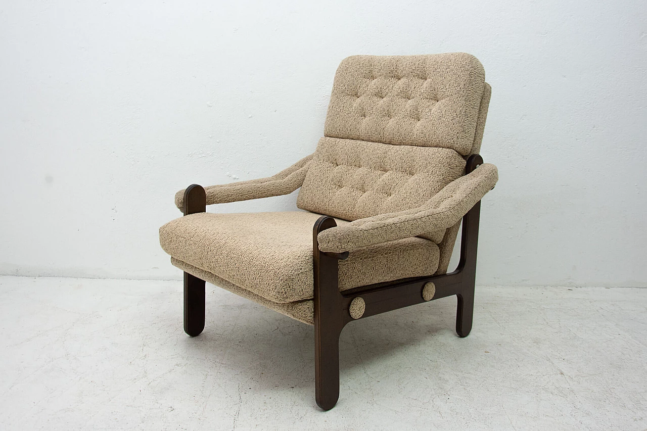 Pair of Scandinavian style armchairs, 1970s 1308773