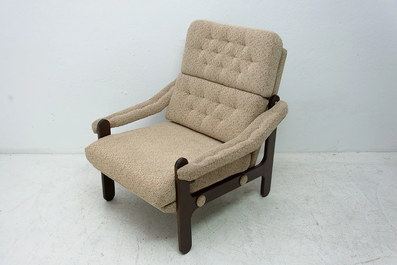Pair of Scandinavian style armchairs, 1970s 1308774