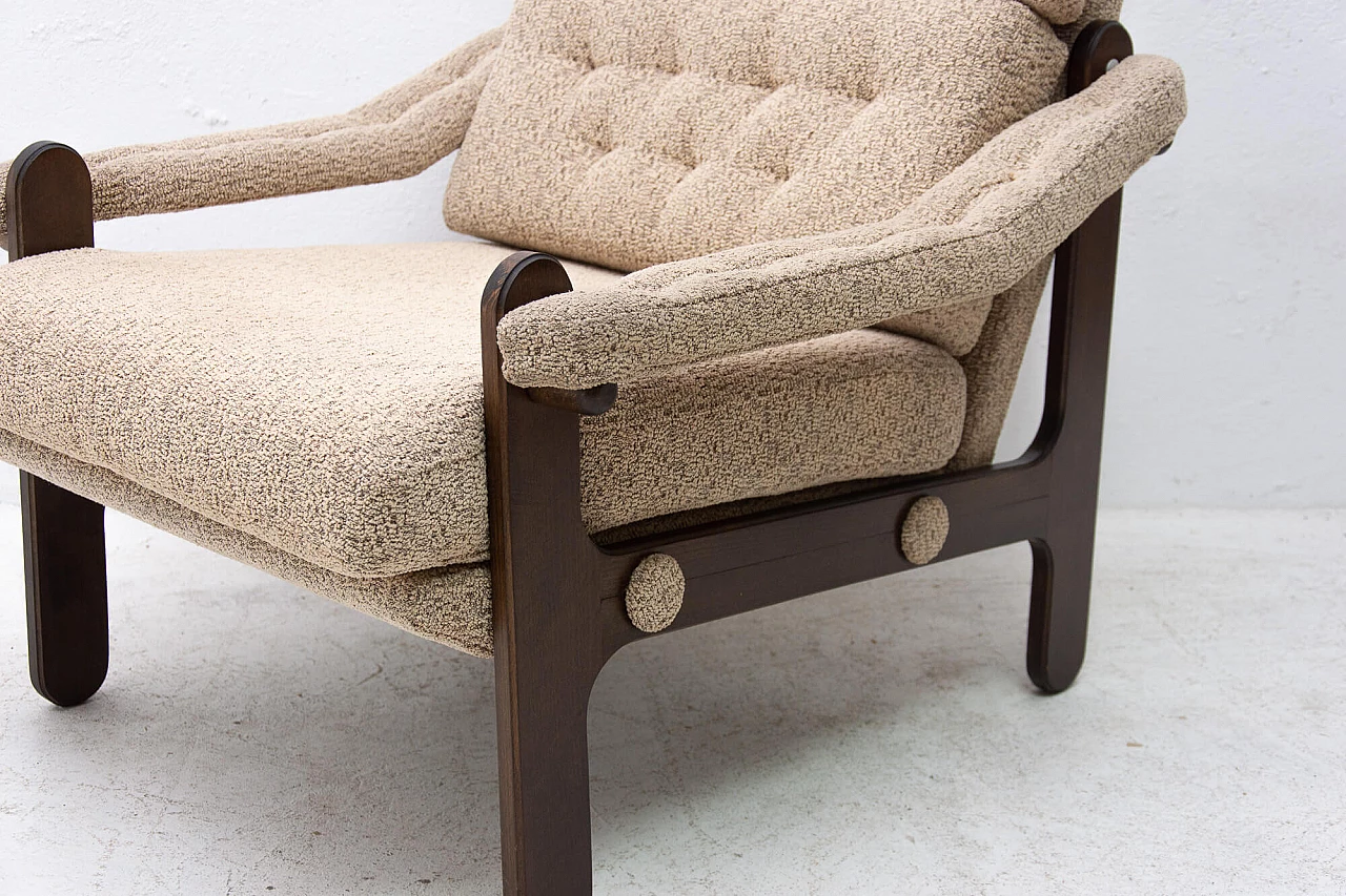 Pair of Scandinavian style armchairs, 1970s 1308776