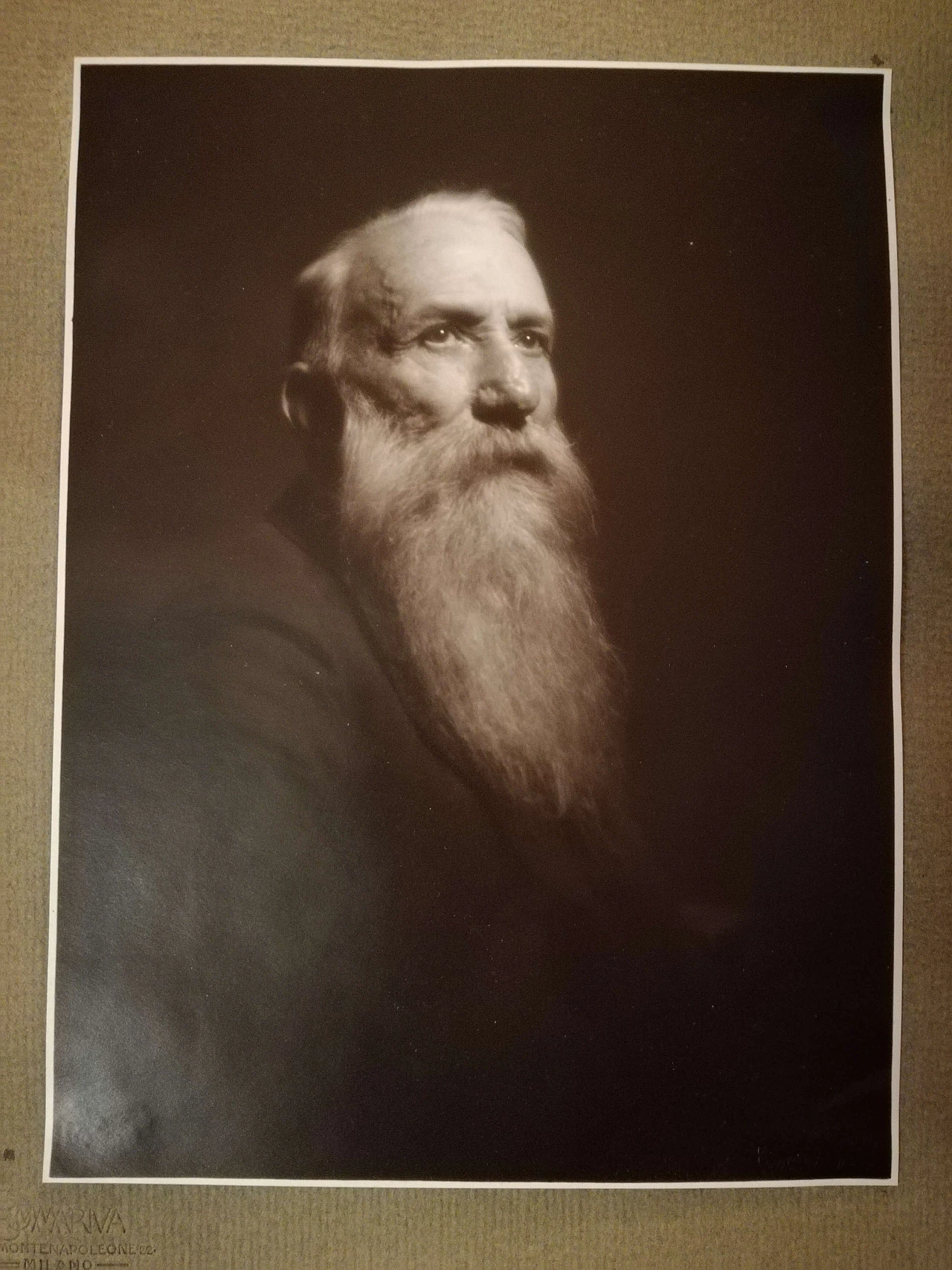 Emilio Sommariva, Portrait of a Man with a Beard, photograph, Milan, 1920s 1308786