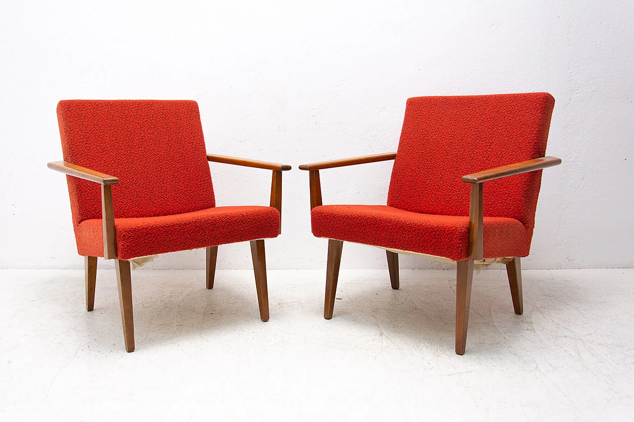 Pair of Tatra Nábytok armchairs, Czechoslovakia, 1960s 1308796