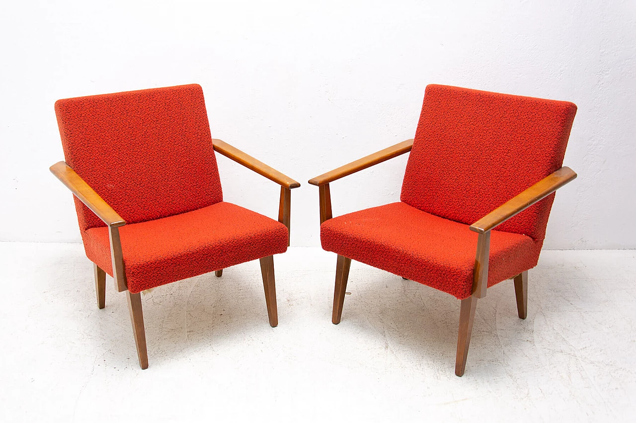 Pair of Tatra Nábytok armchairs, Czechoslovakia, 1960s 1308797