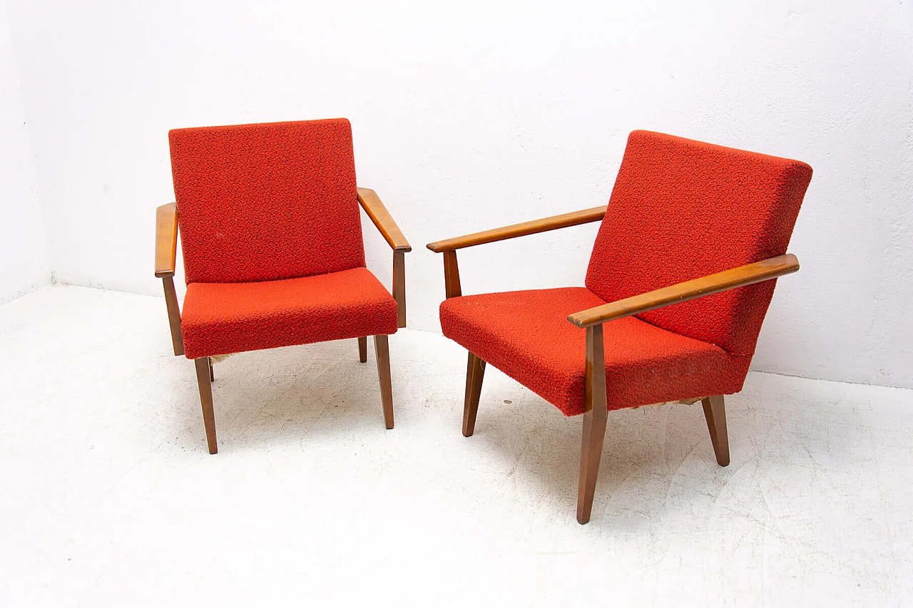 Pair of Tatra Nábytok armchairs, Czechoslovakia, 1960s 1308798