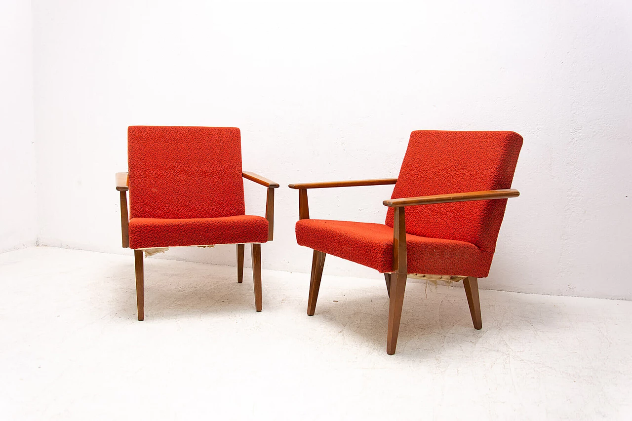 Pair of Tatra Nábytok armchairs, Czechoslovakia, 1960s 1308799