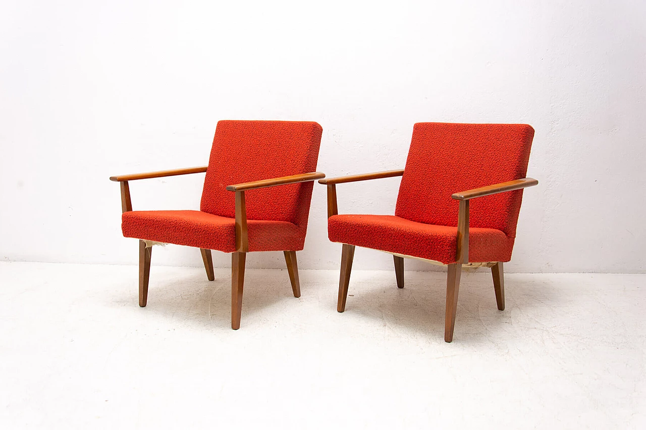 Pair of Tatra Nábytok armchairs, Czechoslovakia, 1960s 1308800