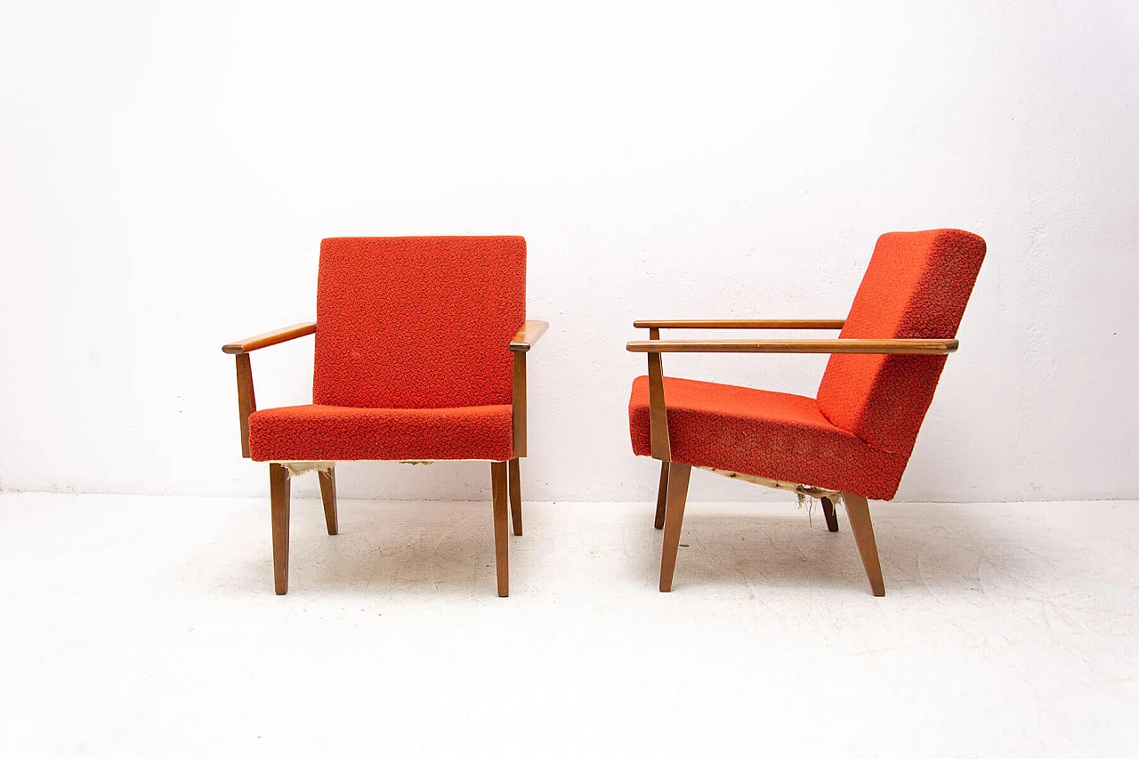 Pair of Tatra Nábytok armchairs, Czechoslovakia, 1960s 1308801