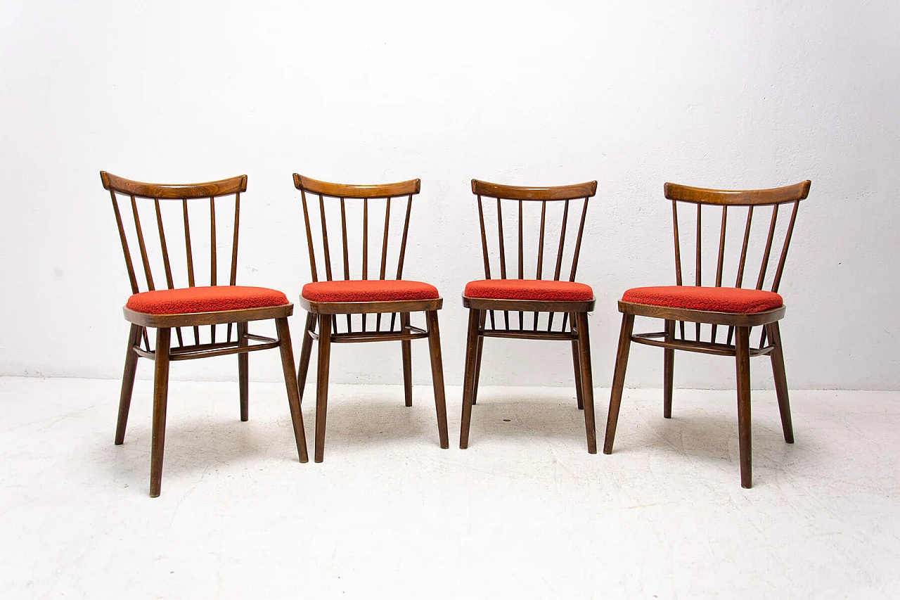 4 Sedie da pranzo di J. Kobylka, anni '60 1308815
