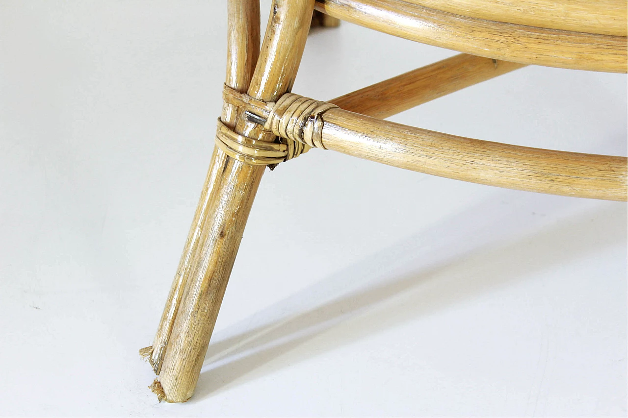 Bamboo armchair, 70s 1309416
