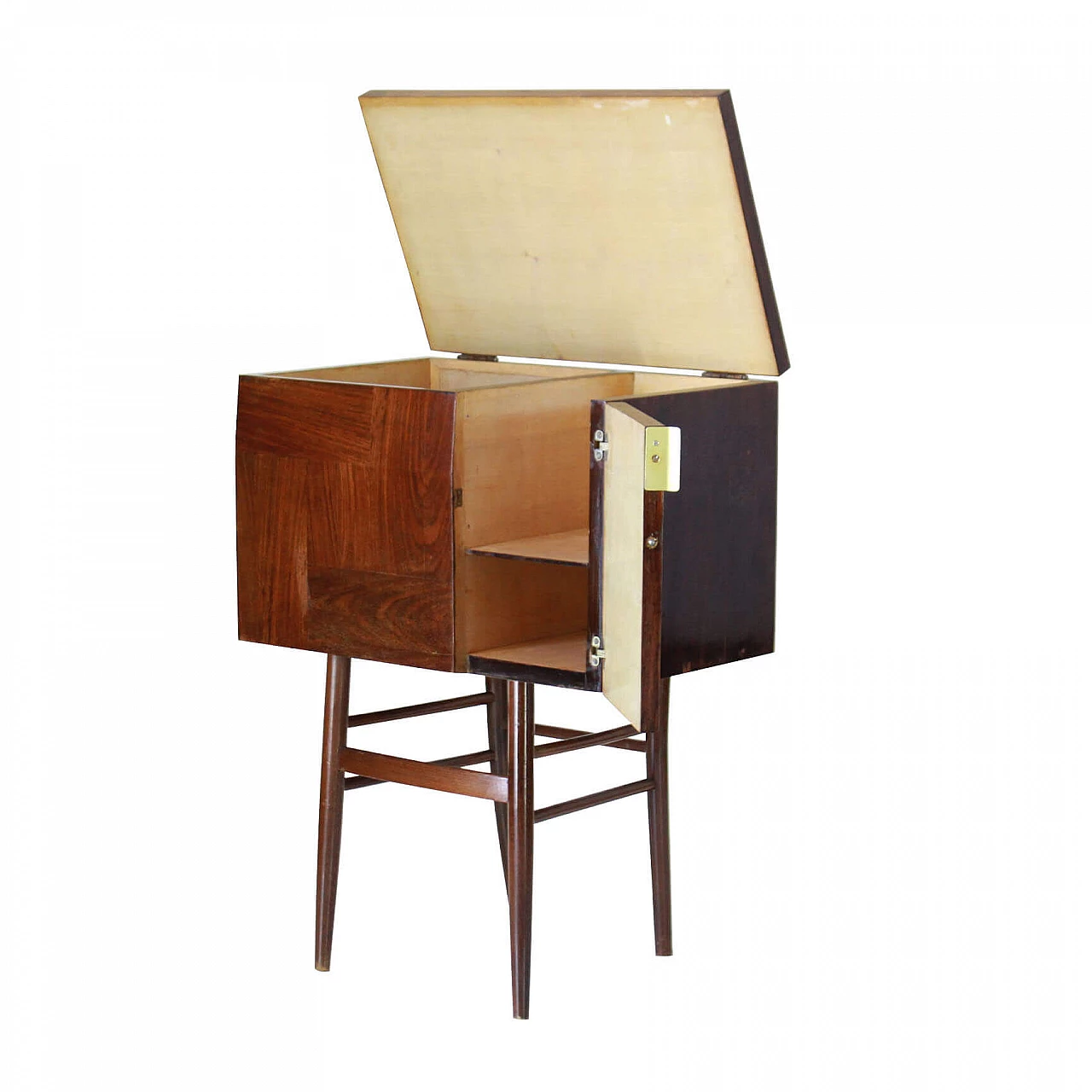 Mobile bar in legno, anni '50 1309424