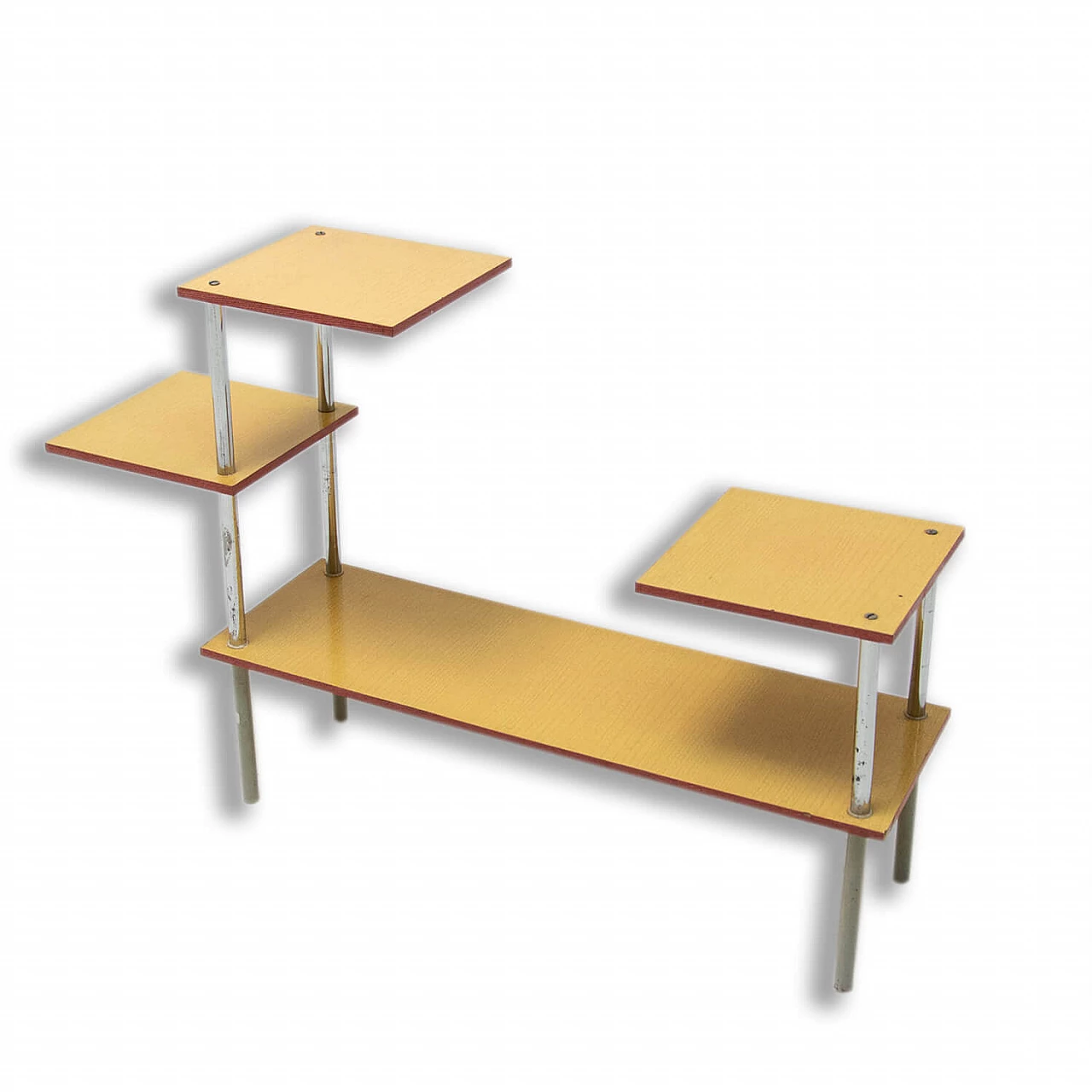 Portafiori in metallo e formica, Cecoslovacchia, anni '60 1309528