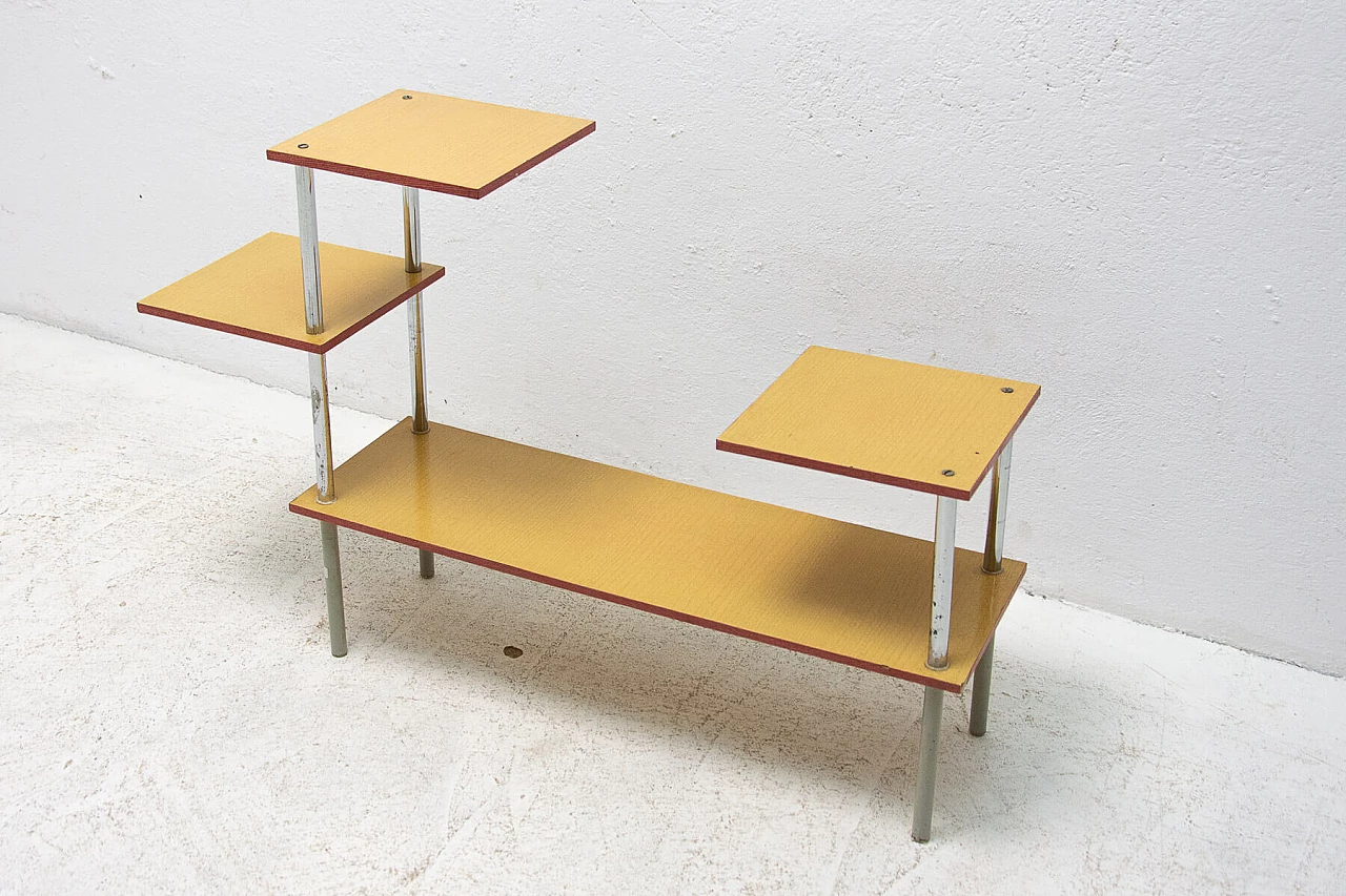 Portafiori in metallo e formica, Cecoslovacchia, anni '60 1309531