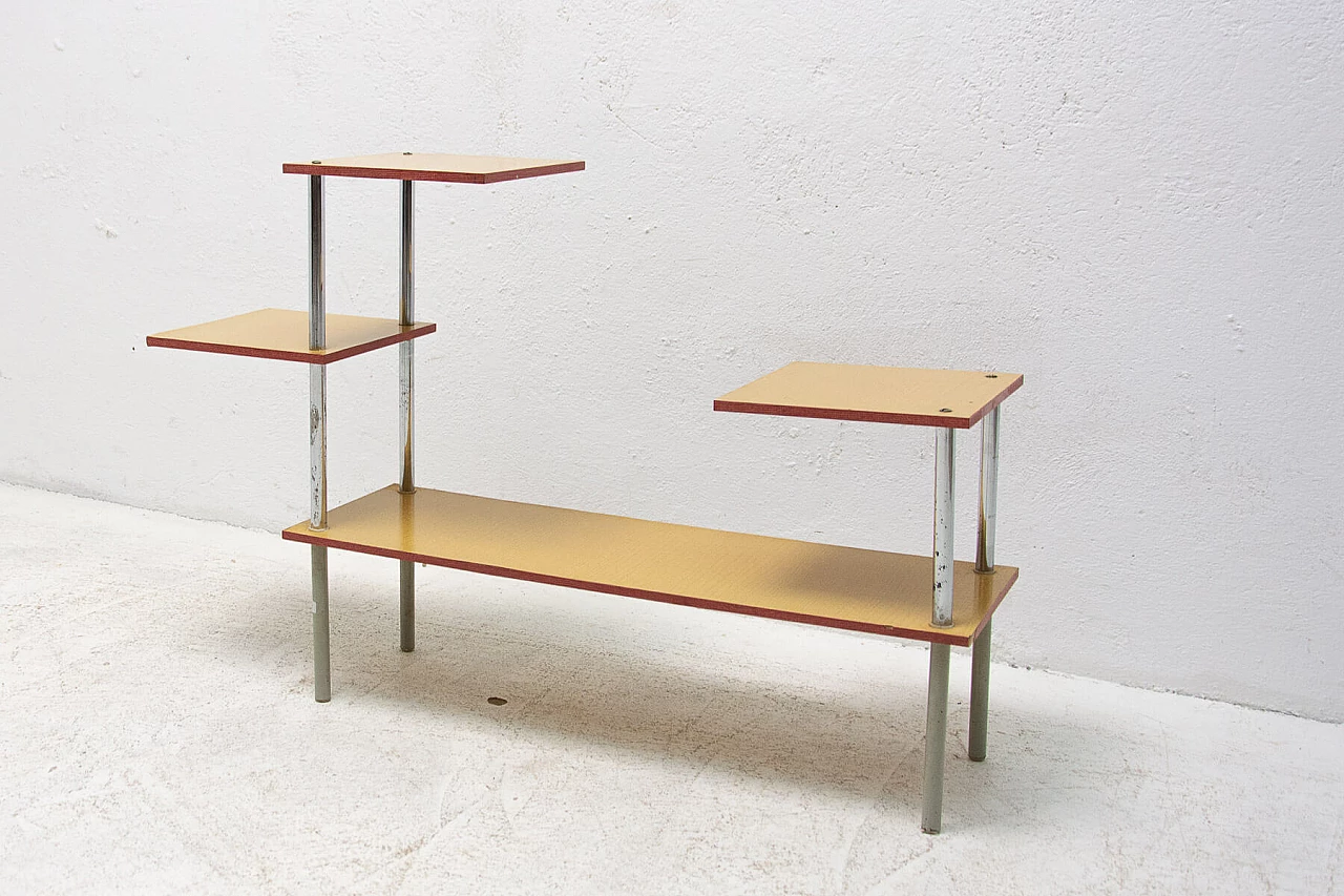 Portafiori in metallo e formica, Cecoslovacchia, anni '60 1309532