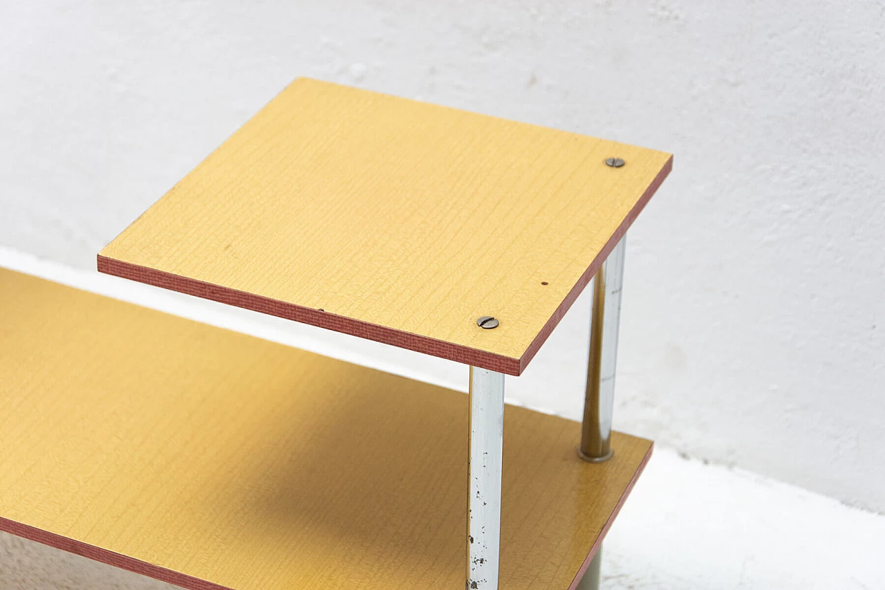 Portafiori in metallo e formica, Cecoslovacchia, anni '60 1309536