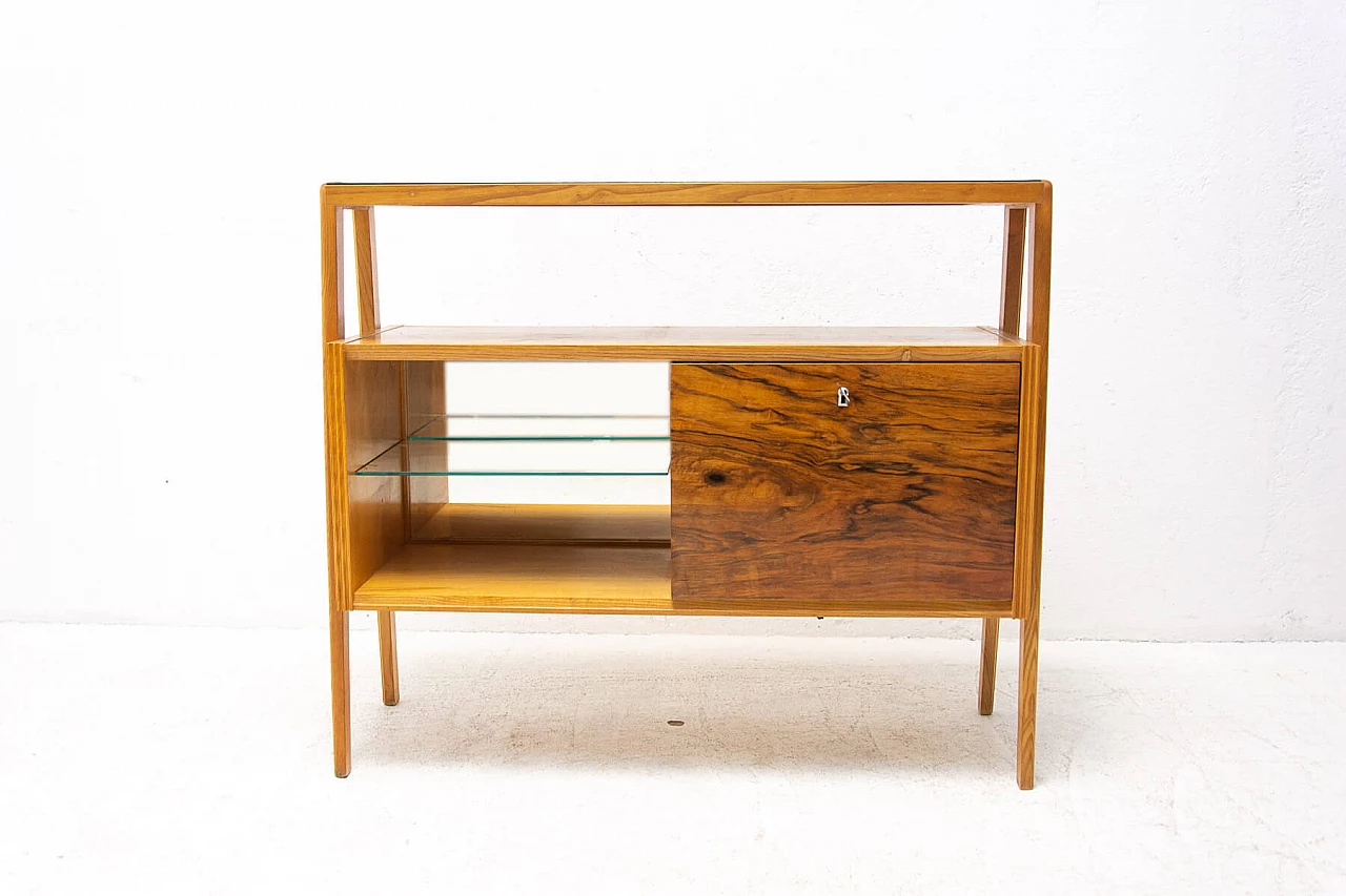 Bar cabinet with glass top, Czechoslovakia, 1960s 1309553