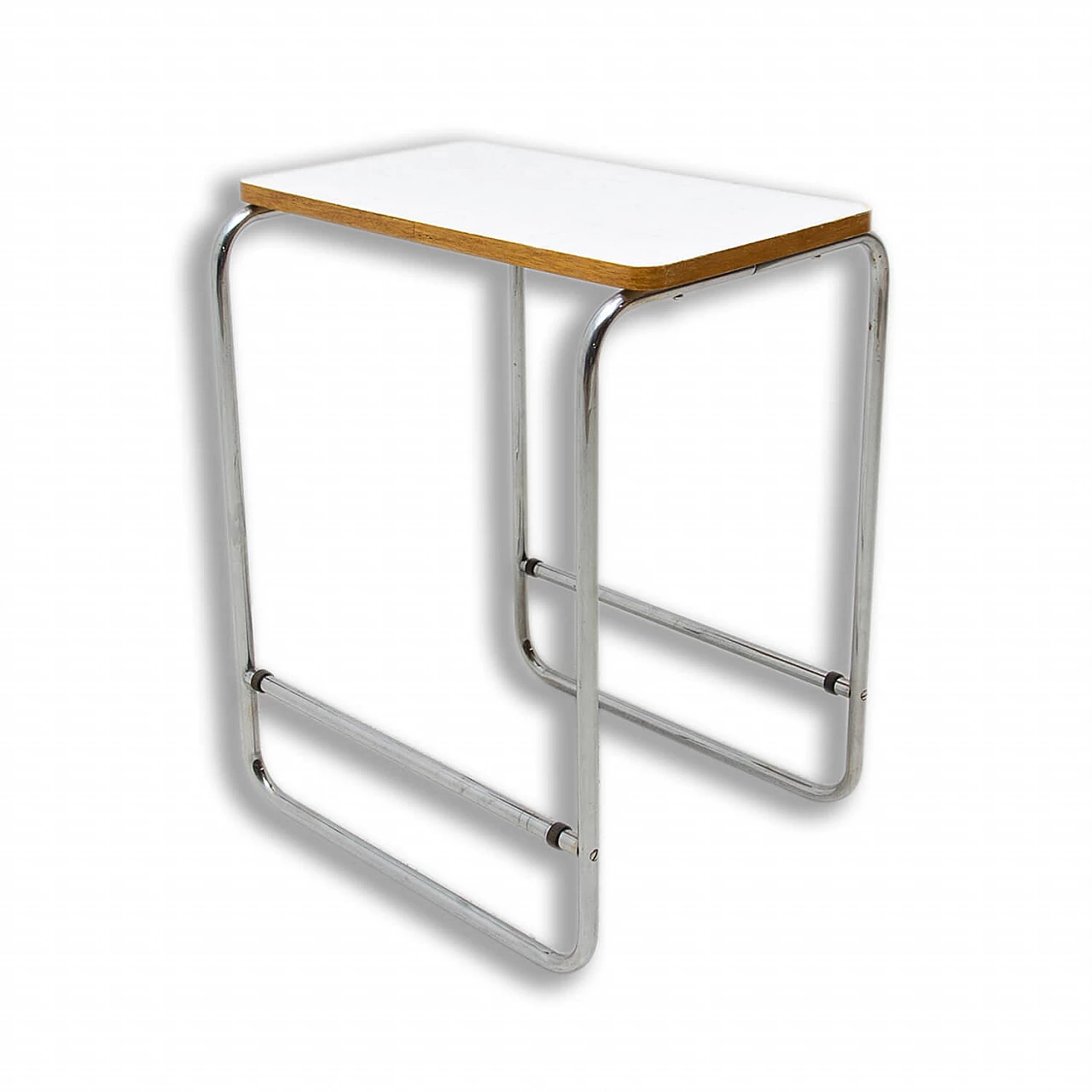 Bauhaus chrome-plated coffee table, Czechoslovakia, 1930s 1309899