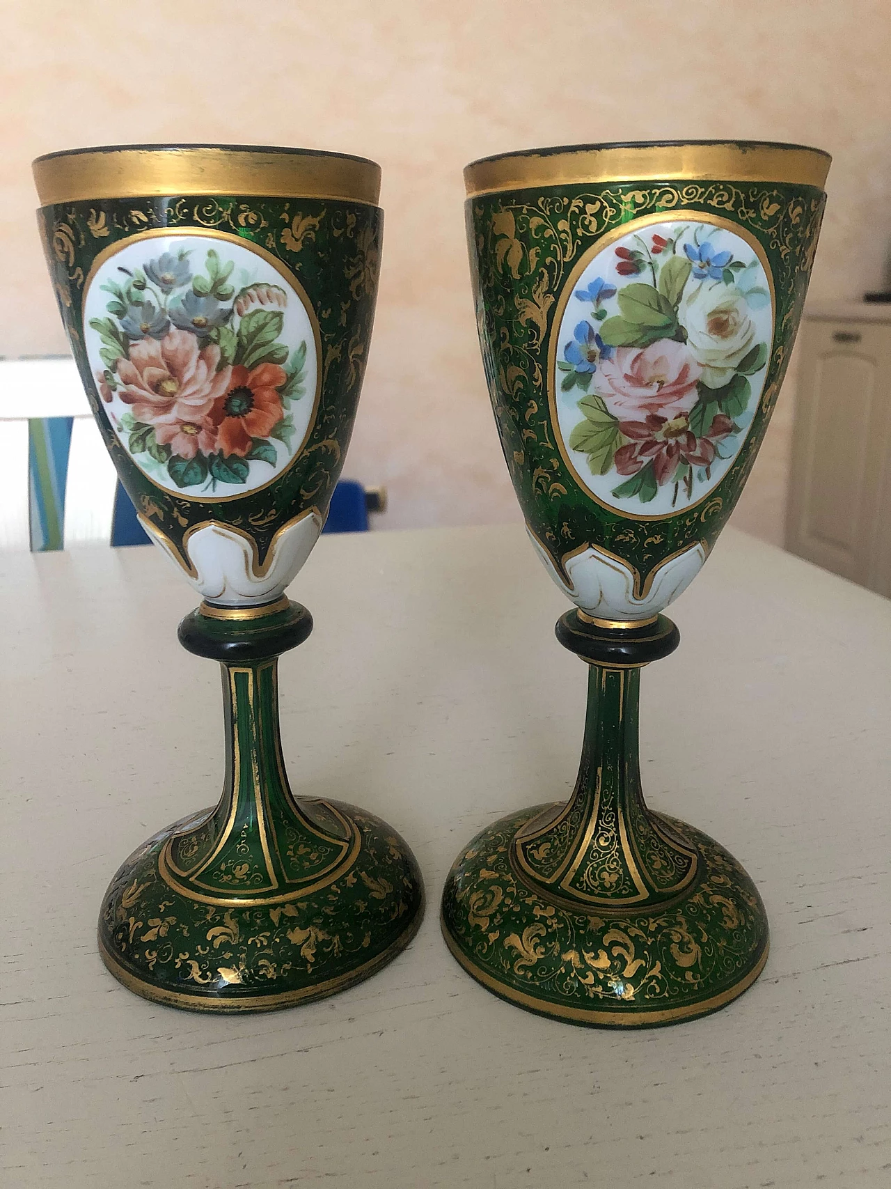 Pair of goblets made by Lobmayer, Vienna, early 19th century 1309913