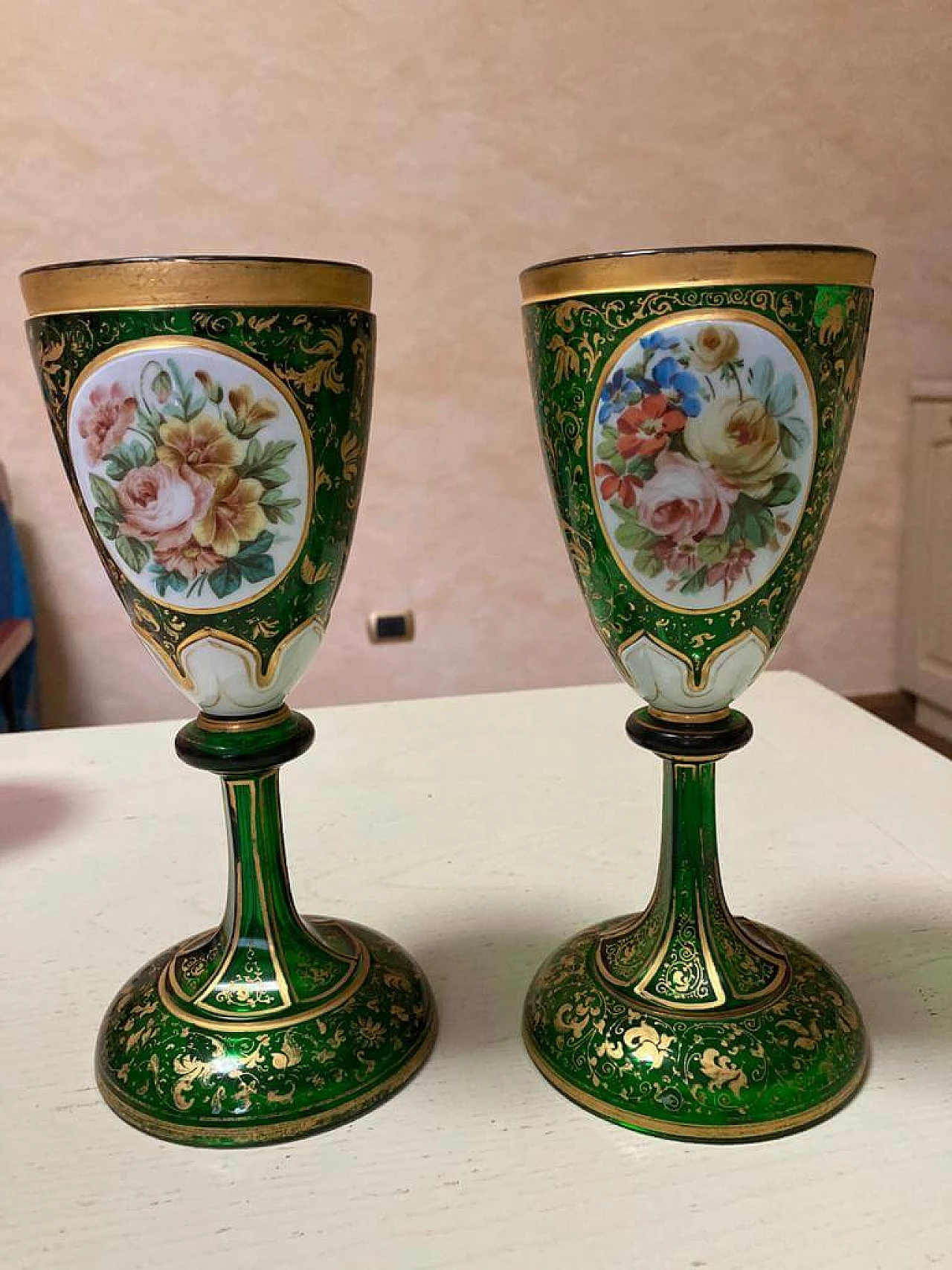 Collezione di 50 calici di varie manifatture, '800 1309954