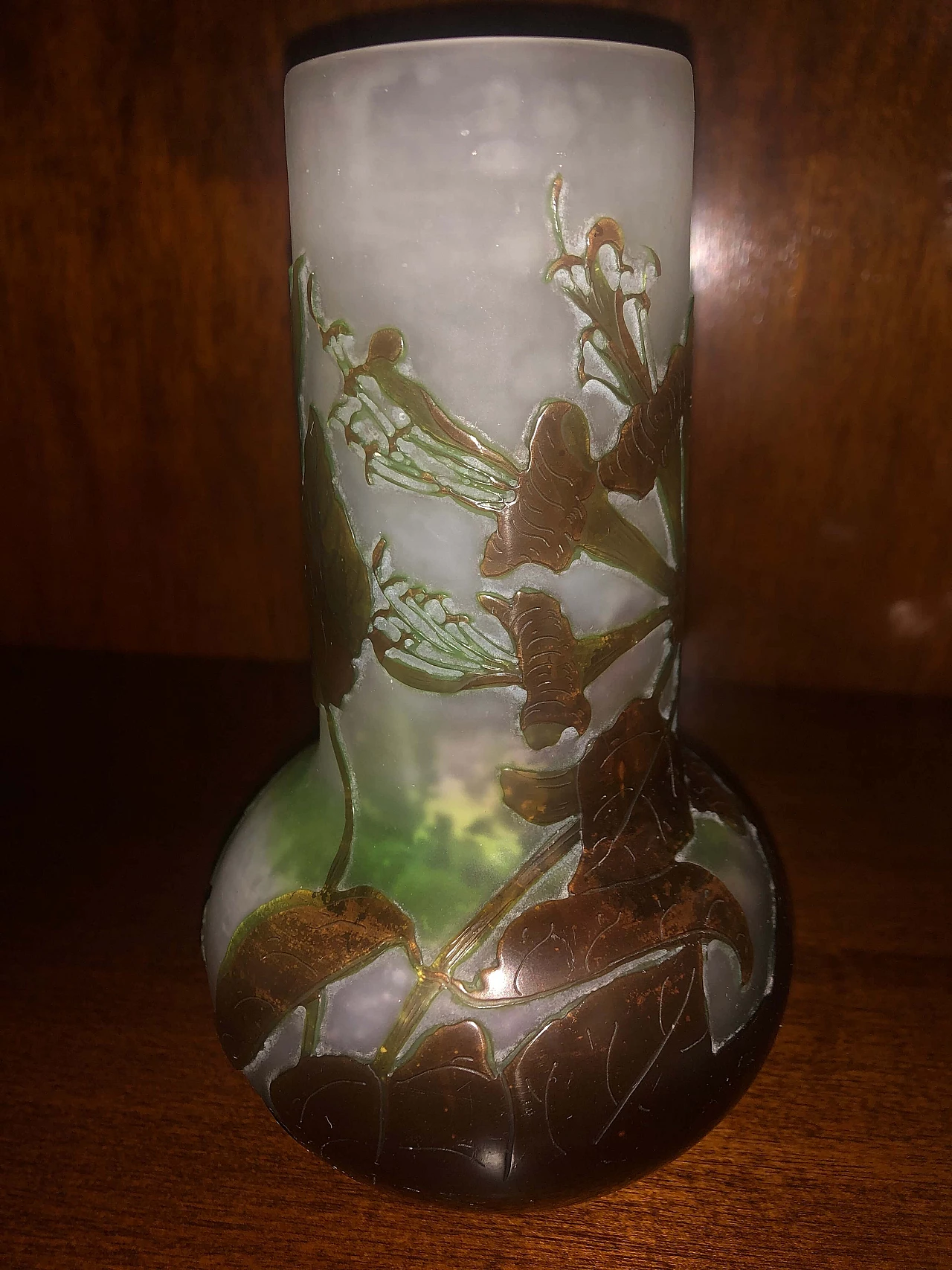 Three glass vases Gallè, of '800 1309979