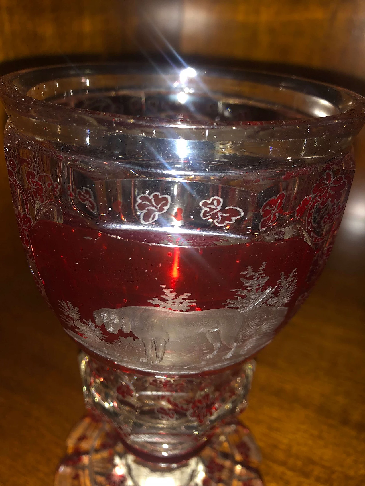 Calice in cristallo della bottega Colemans, '800 1310076