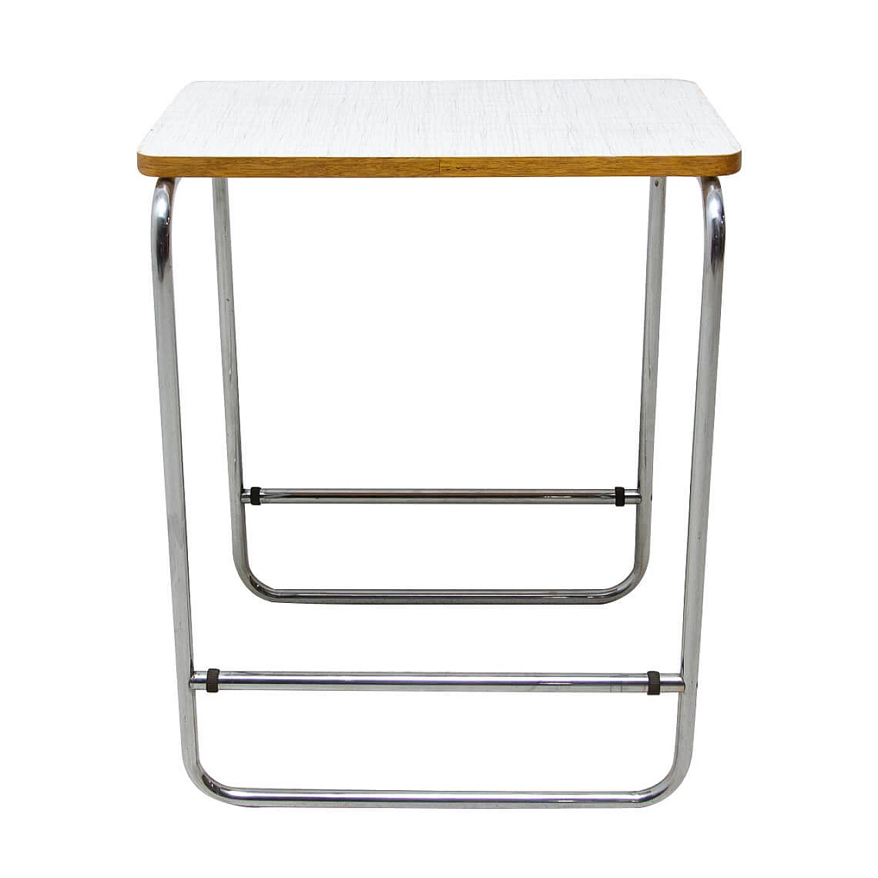 Bauhaus chrome-plated coffee table, Czechoslovakia, 1930s 1310107