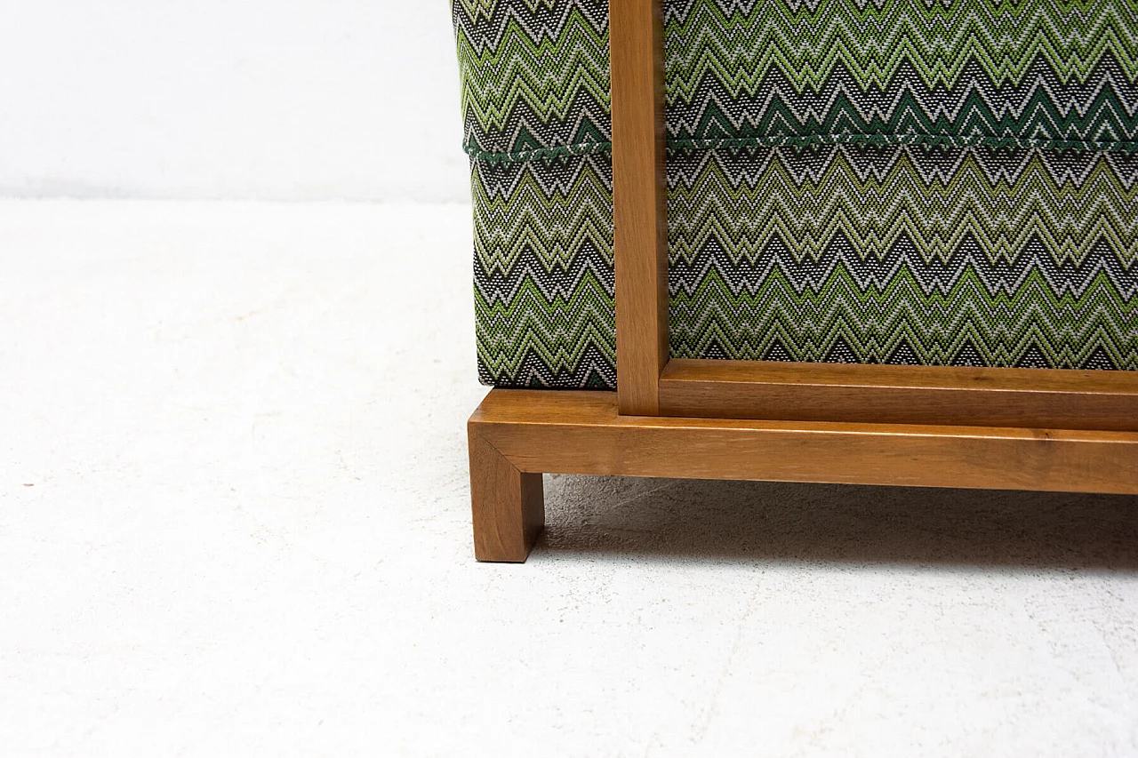 Poltrona Art Deco in noce, Boemia, anni '30 1310120