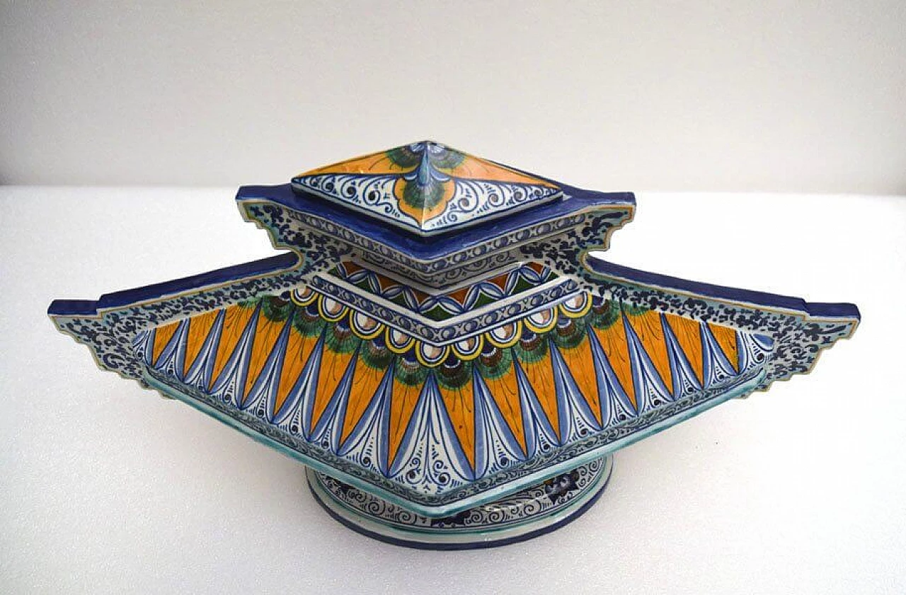 Vaso in stile Rinascimentale in ceramica di Paolo Zoli per Ceramiche Faenza, anni '20 1310420