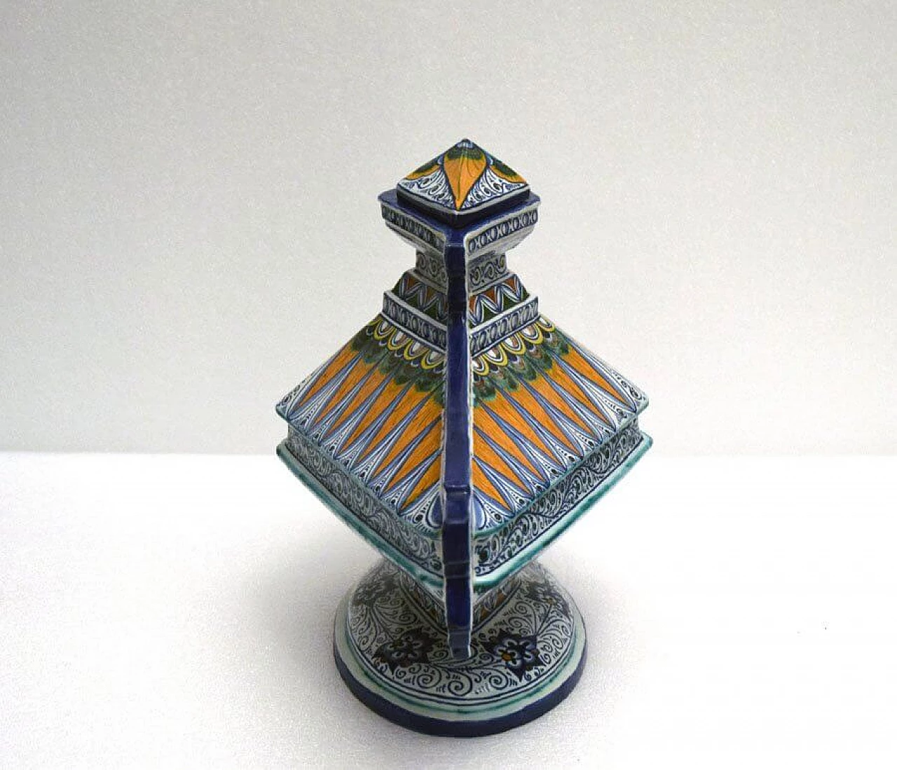 Renaissance style vase in ceramic by Paolo Zoli for Ceramiche Faenza, 20s 1310421