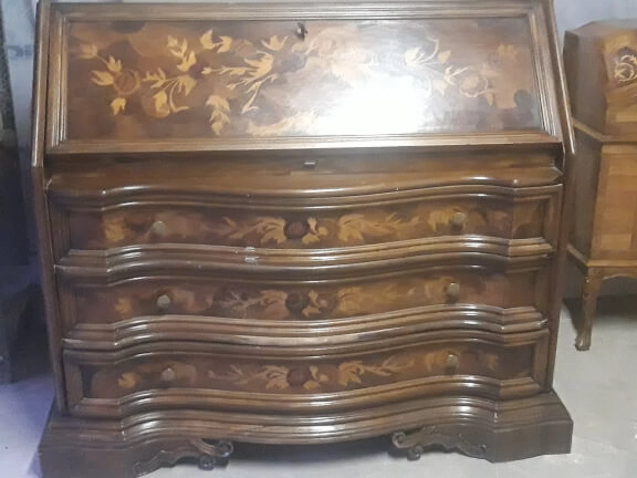 Inlaid flap cabinet, early 20th century 1310546