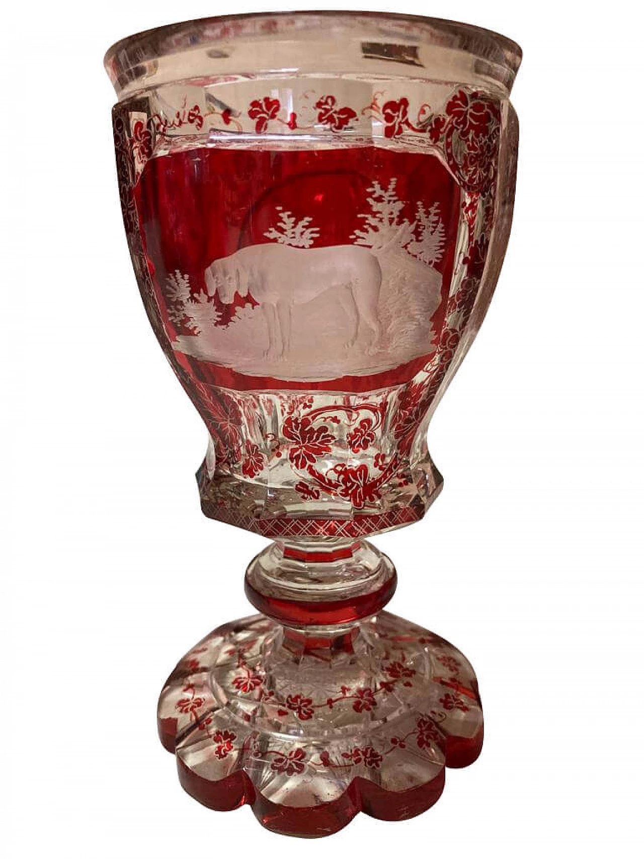 Calice in cristallo della bottega Colemans, '800 1310705