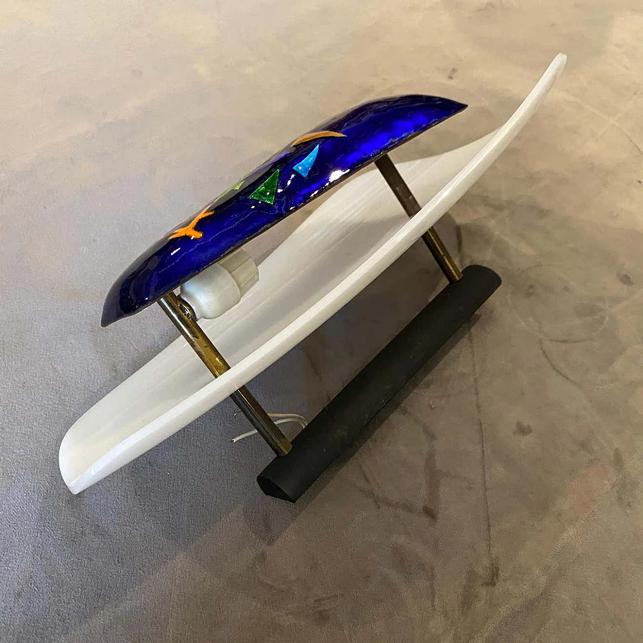 Coppia di appliques in rame e plexiglass di Paolo De Poli, anni '70 1310757