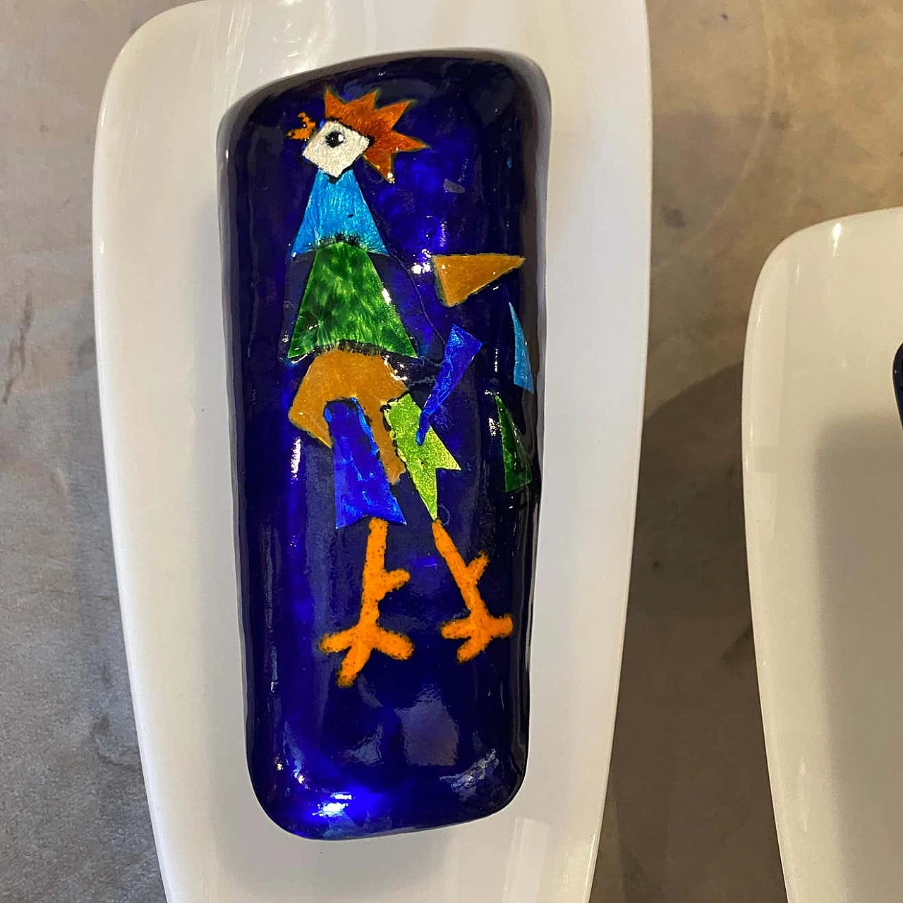 Coppia di appliques in rame e plexiglass di Paolo De Poli, anni '70 1310765