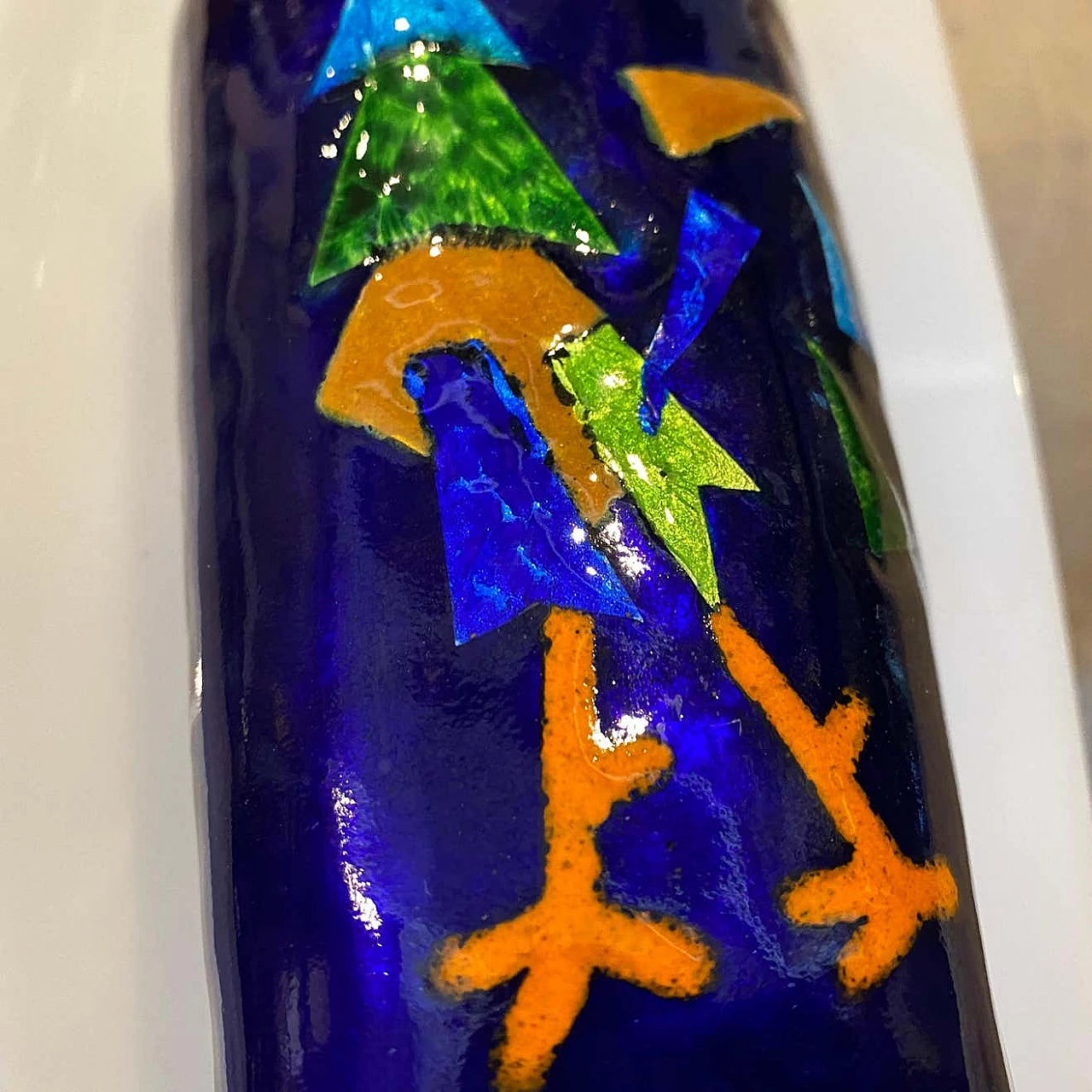 Coppia di appliques in rame e plexiglass di Paolo De Poli, anni '70 1310766