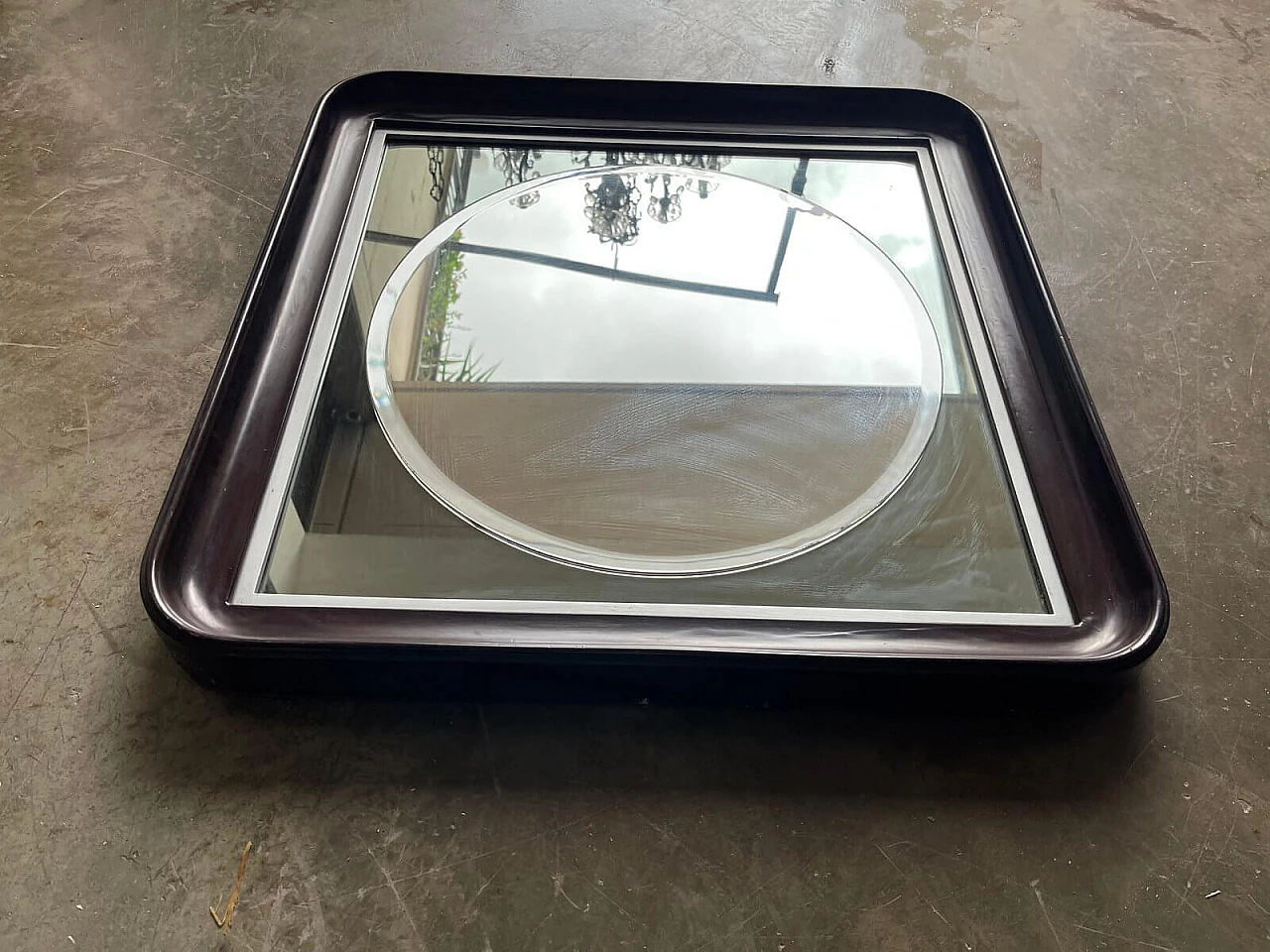 Mirror with wooden frame, 1960s 1310809