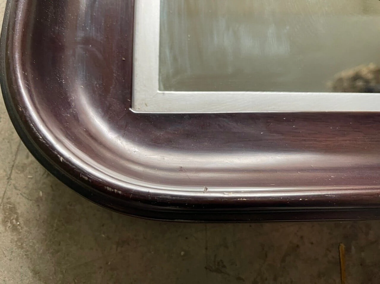 Mirror with wooden frame, 1960s 1310811