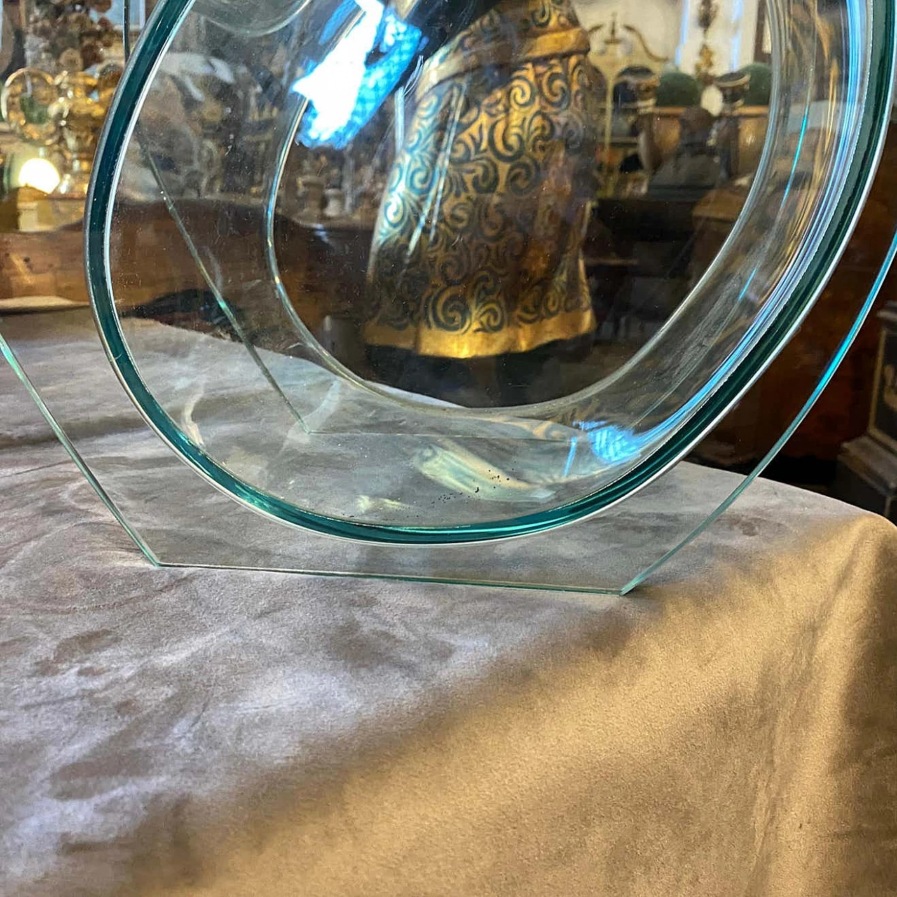 Modernist vase in glass, 80s 1310851